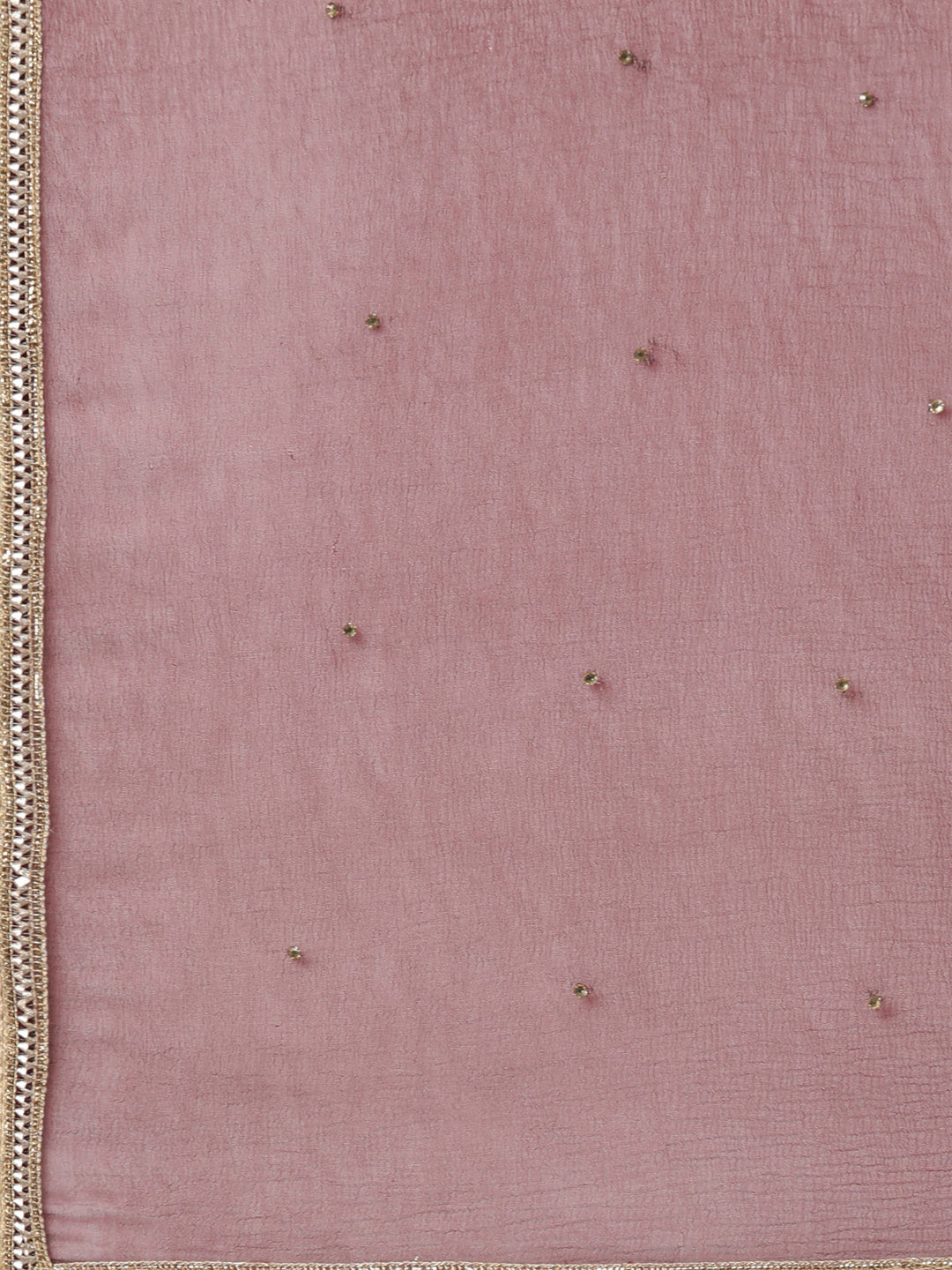 Neerus Maroon Chanderi Printed Kurta Set - detail view 2