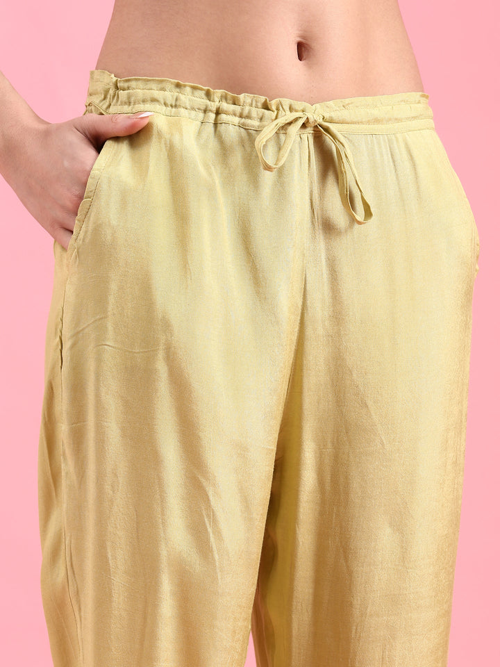 Pista Organza Hand Embroidery Three Piece Suit Set