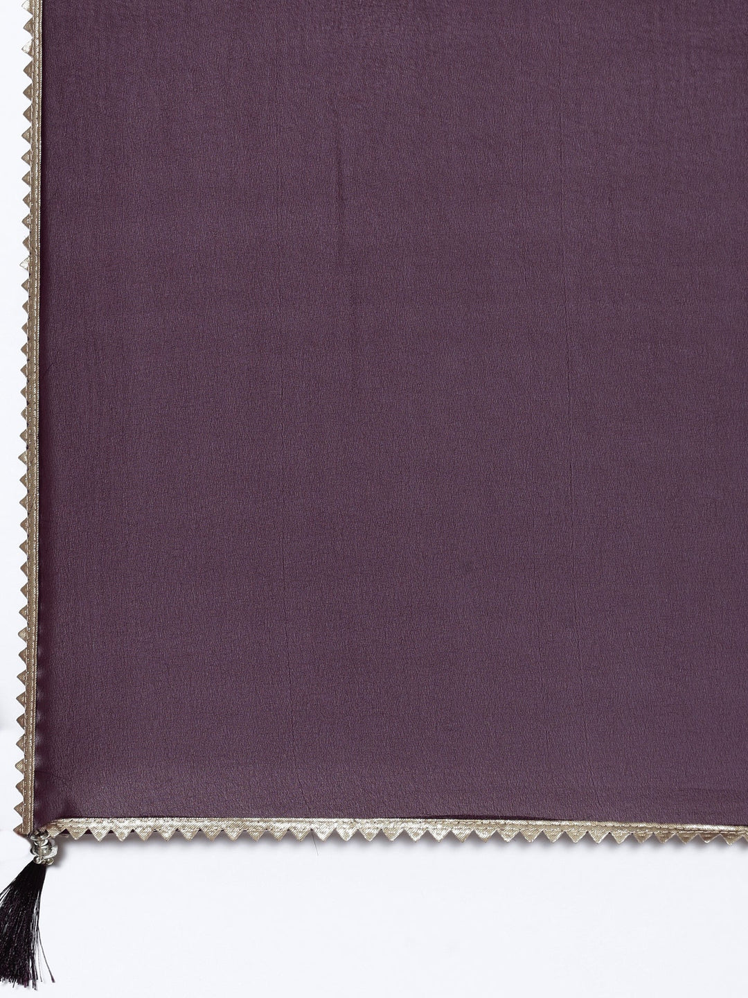 Neerus Maroon georgette embroidered suit set - detail view 3