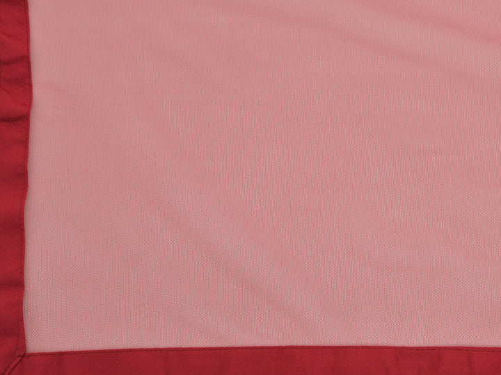 Neerus Pink net embellished lehenga set - side view