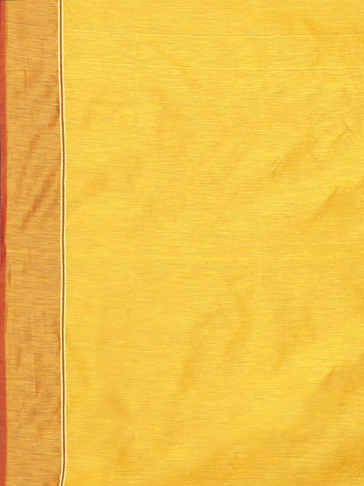 Neerus Pink silk printed saree with blouse piece - detail view 3