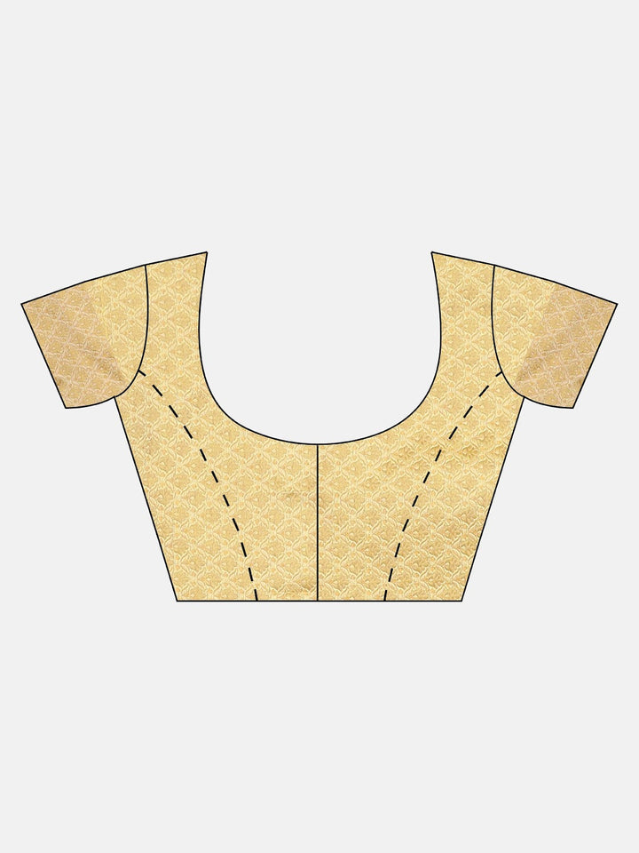 Neerus Yellow georgette embroidered saree - detail view 2