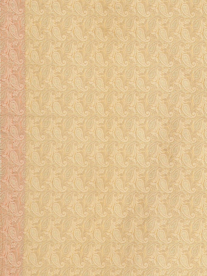Neerus Yellow georgette embroidered saree - detail view 3