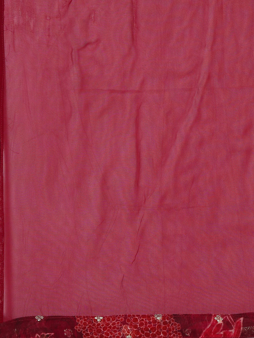 Neerus Maroon Organza Digital Printed Suit Set - detail view 4