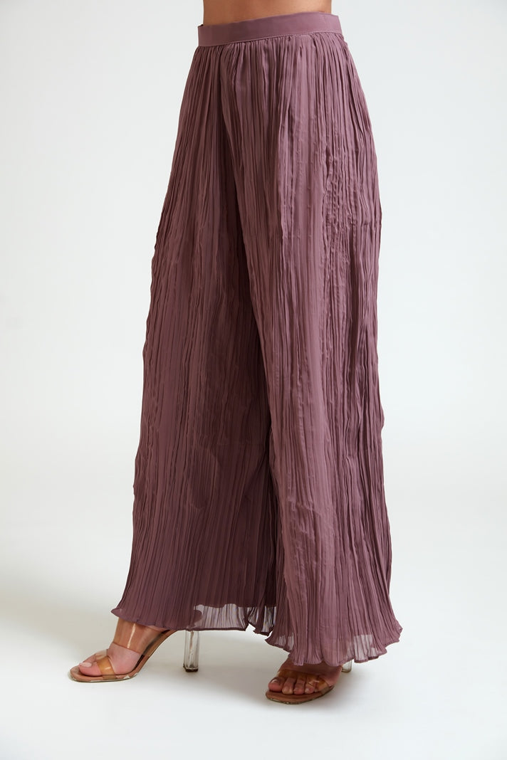 Neerus Pink georgette embroidered kurta set - detail view 2