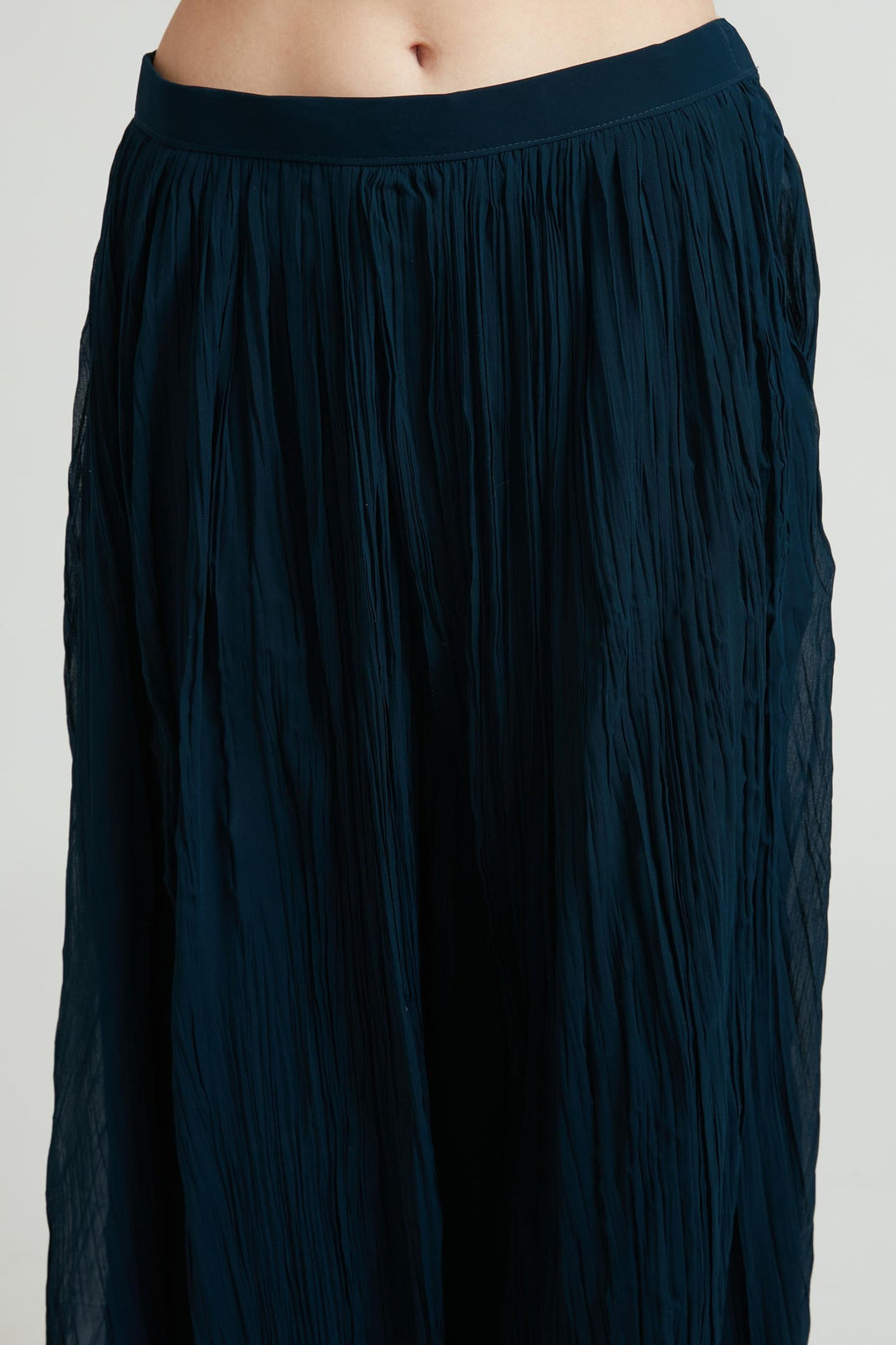 Neerus Blue Georgette Printed Suit Set - detail view 2