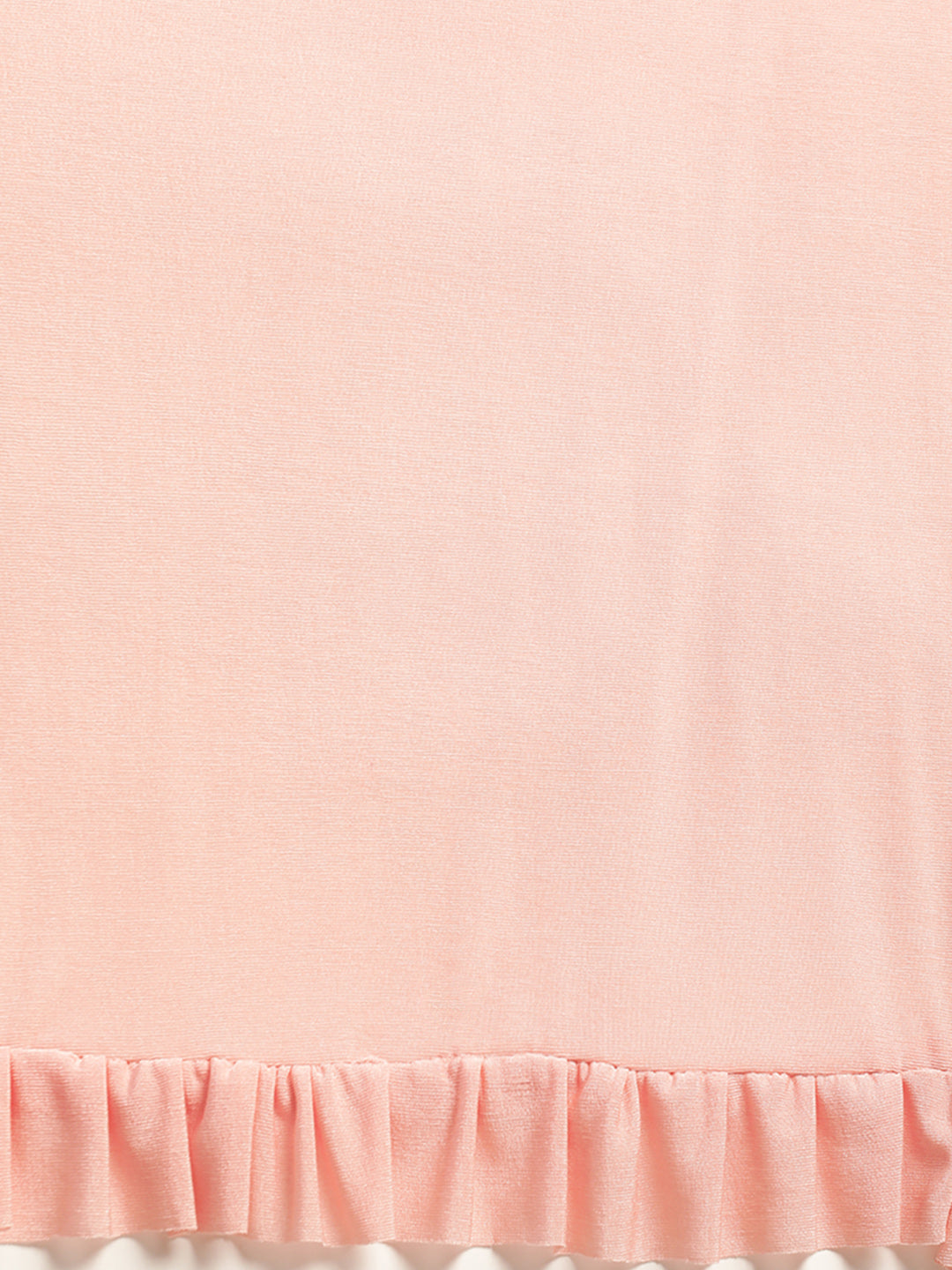 Neerus Orange georgette solid ready-to-wear saree - detail view 4