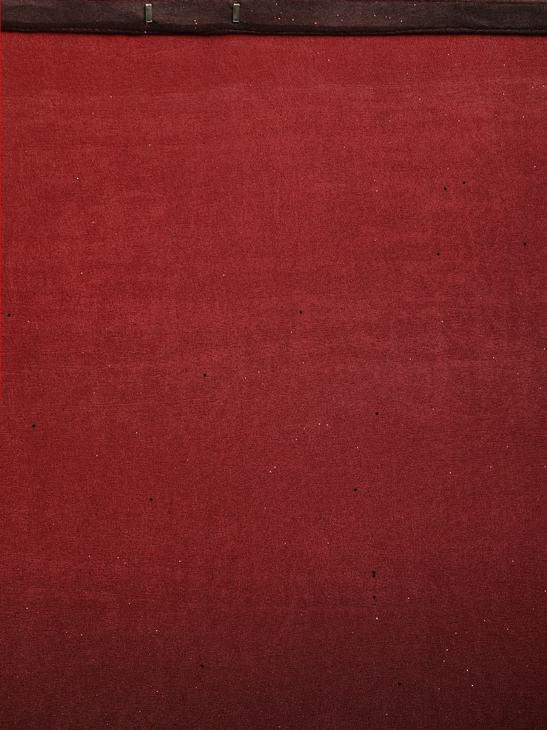 Neerus Red solid ready-to-wear saree with blouse - detail view 1