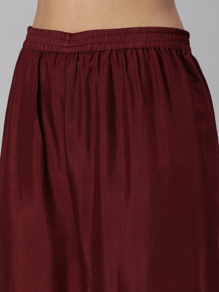 Neerus Peach Regular Straight Floral Kurta And Salwar With Dupatta