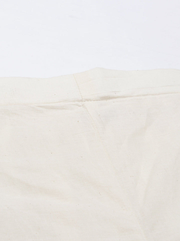 Neerus Beige solid flared palazzo bottom - detail view 3