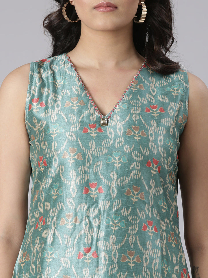 Neerus Beige Casual Floral Maxi Dresses