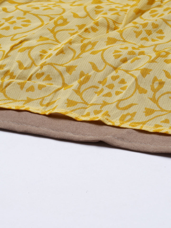 Neerus Grey georgette solid kurti - detail view 6