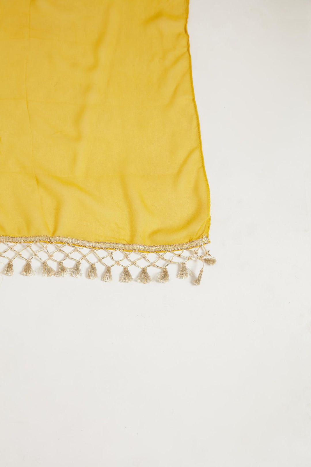Neerus Yellow georgette printed sharara set - detail view 3