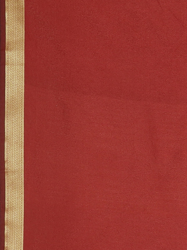 Neerus Black silk woven saree - detail view 3