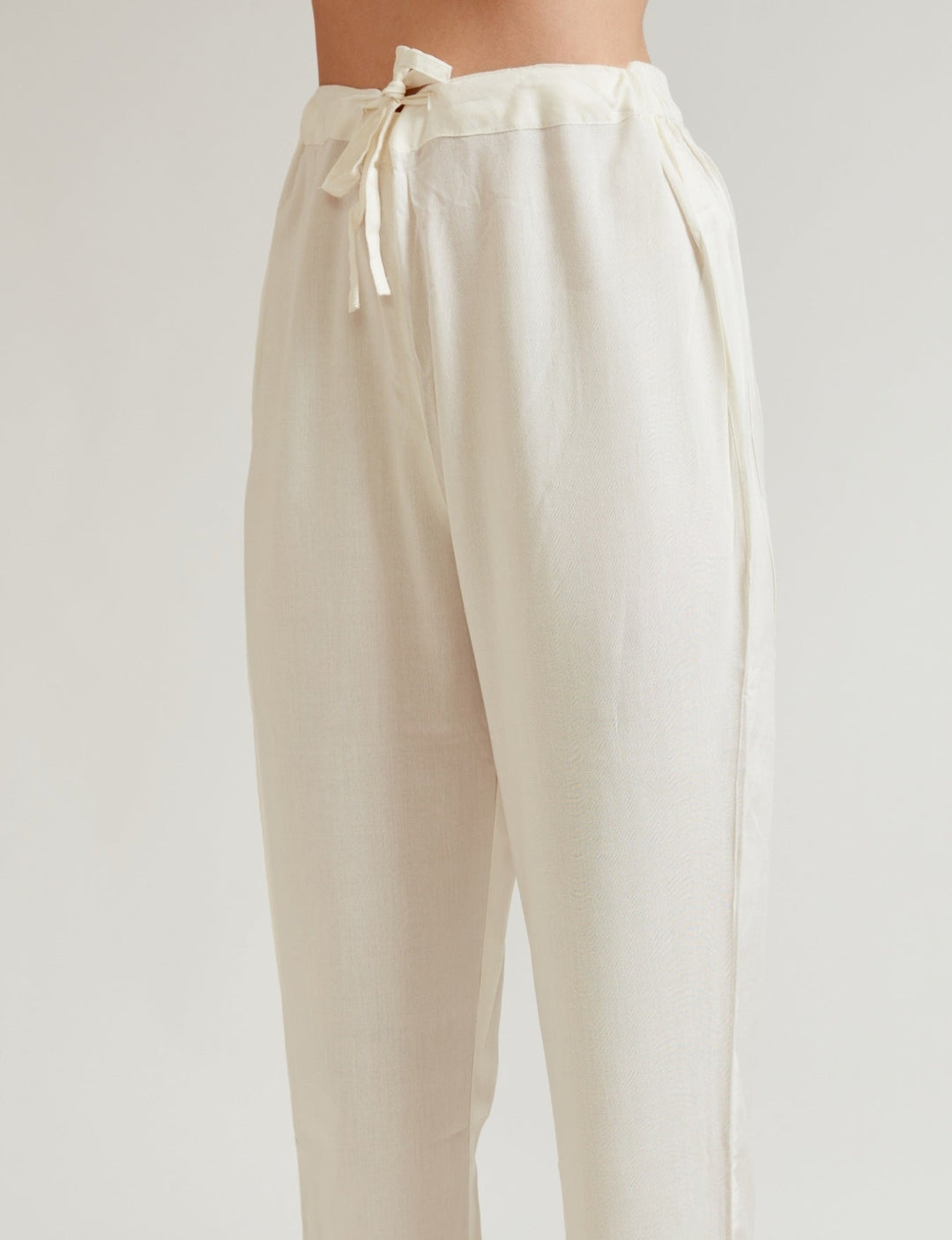 Neerus Blue cotton printed suit set - detail view 3