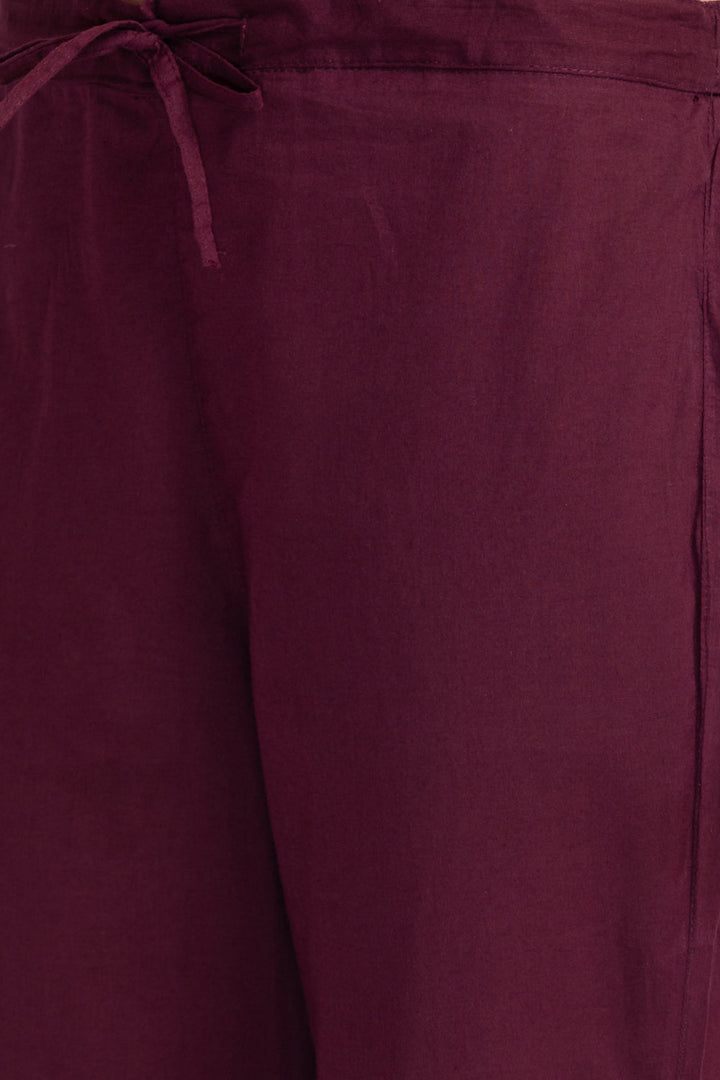 Neerus Multi floral embellished suit set with trousers and dupatta - detail view 3