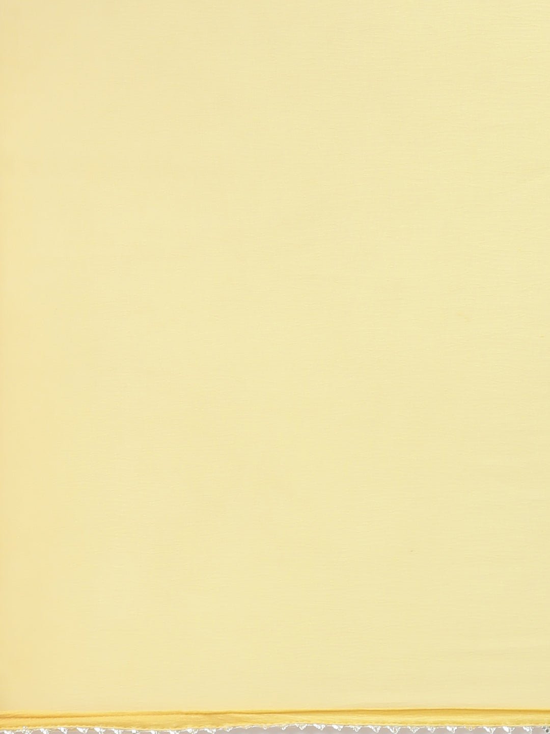 Neerus Yellow cotton solid kurta set with trouser and dupatta - detail view 4
