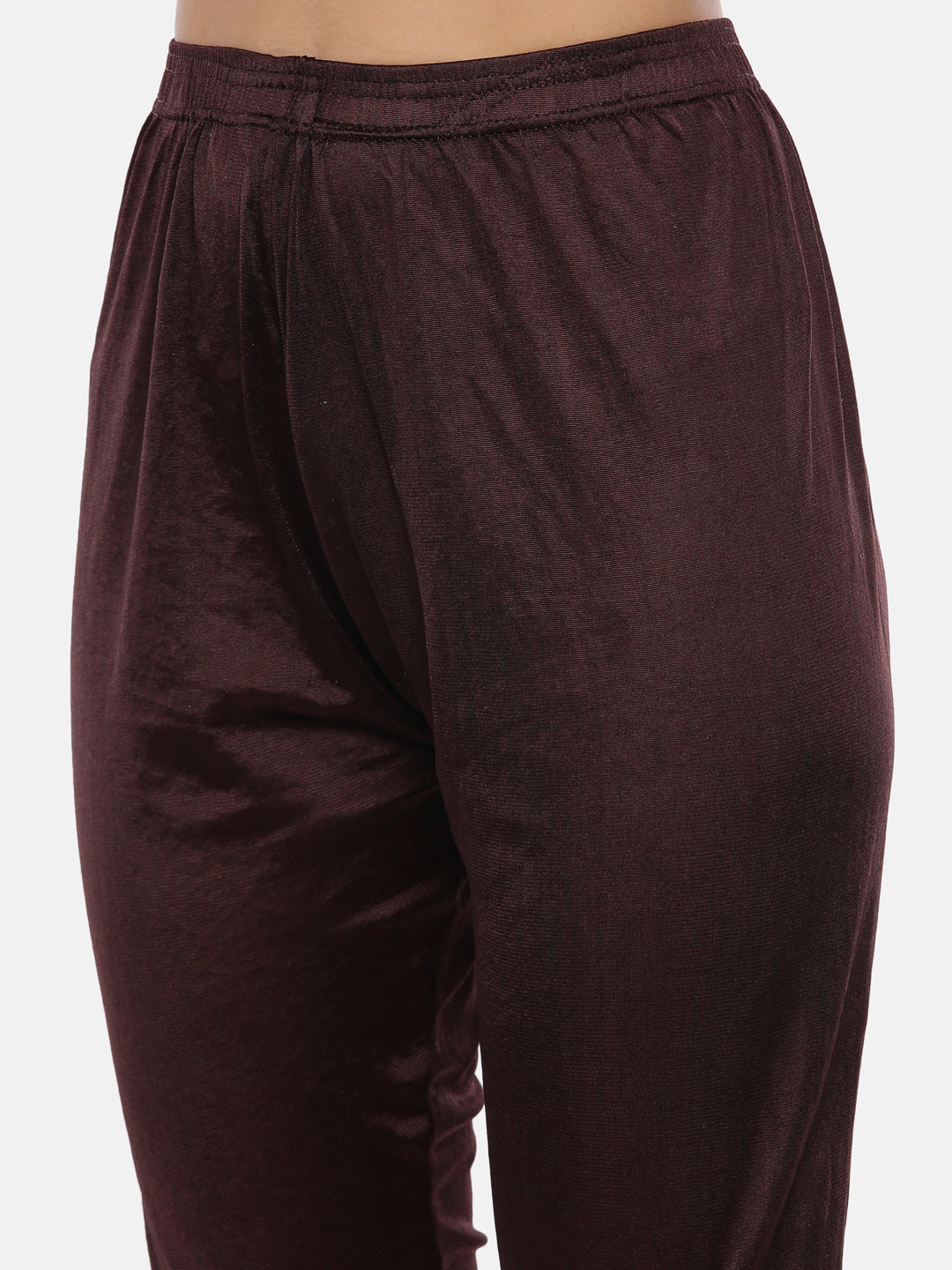 Neerus Brown shantoon printed kurti - detail view 4