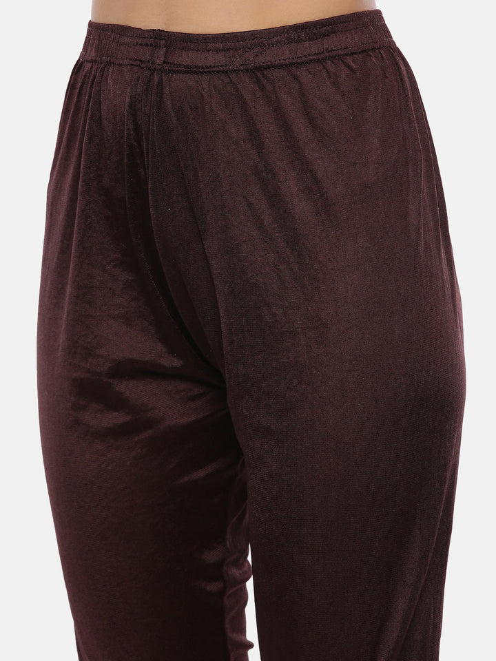 Neerus Brown shantoon printed kurti - detail view 4
