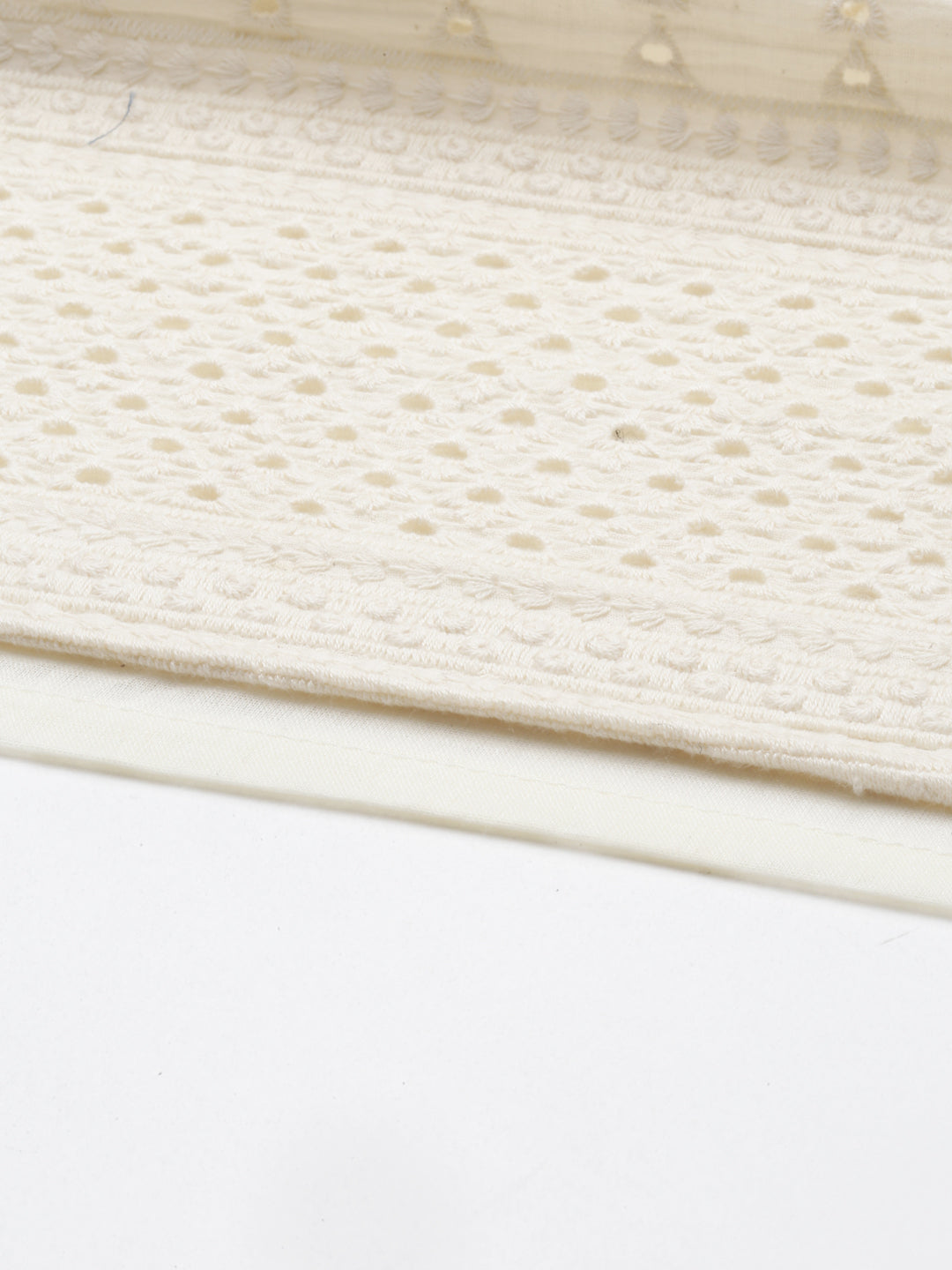 Neerus Beige cotton ethnic suit set - detail view 7