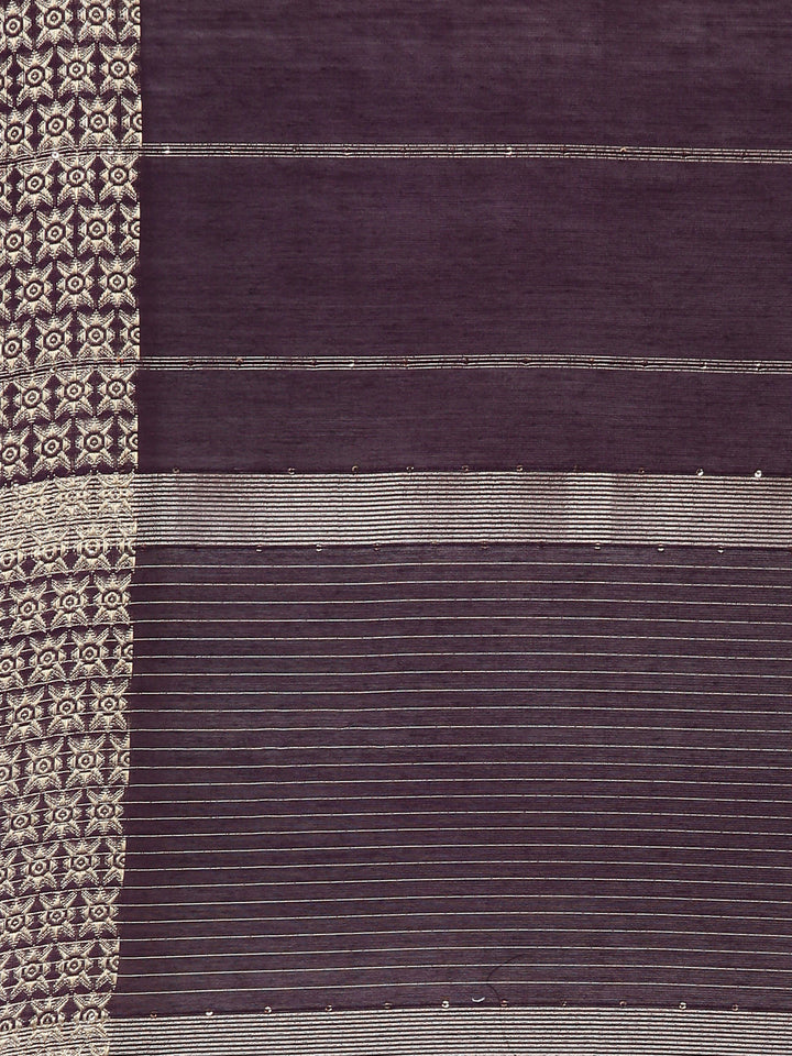 Neerus Purple Regular Straight Floral Kurta And  Trousers With Dupatta