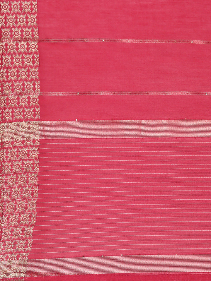 Neerus Pink Regular Straight Floral Kurta And  Trousers With Dupatta