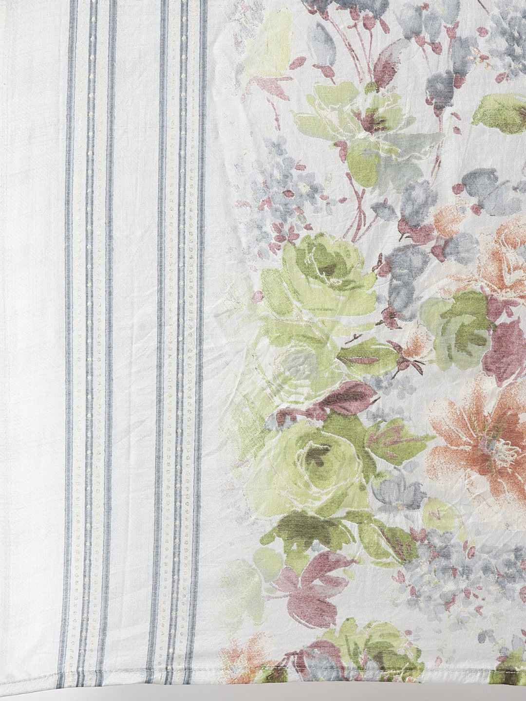 Neerus Multi floral mirror work suit set - detail view 4
