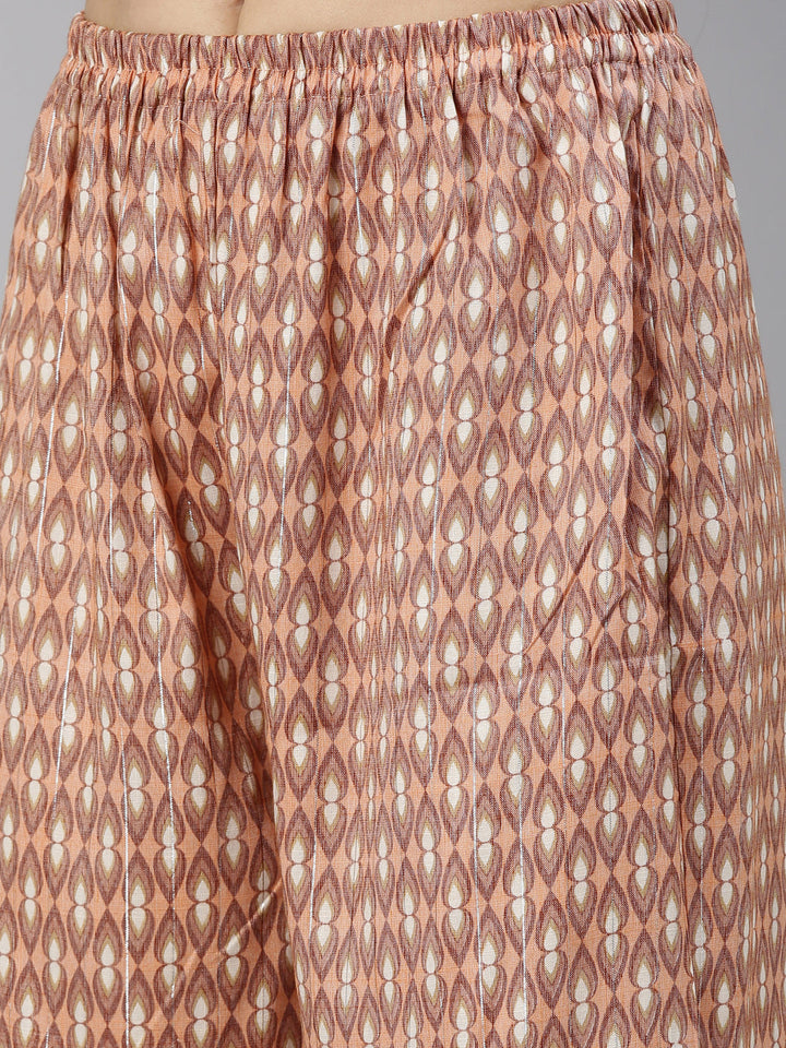 Neerus Orange rayon solid kurti - detail view 6