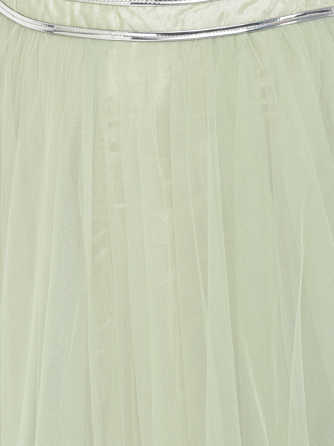 Neerus Green net embellished lehenga choli set - detail view 3