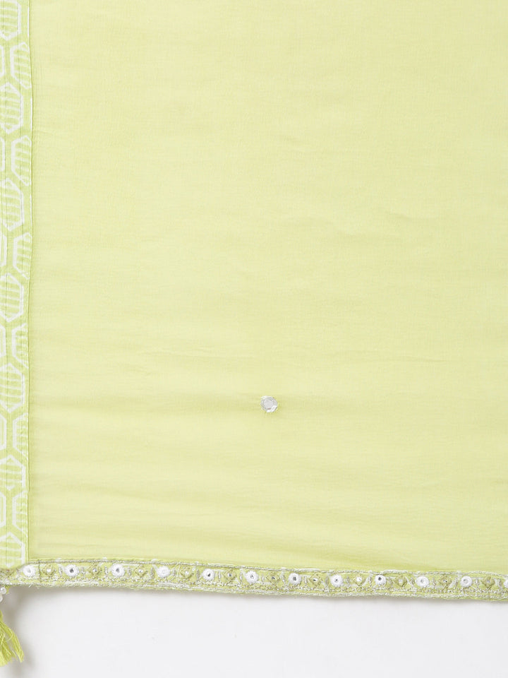 Neerus Yellow Regular Straight Floral Readymade suits