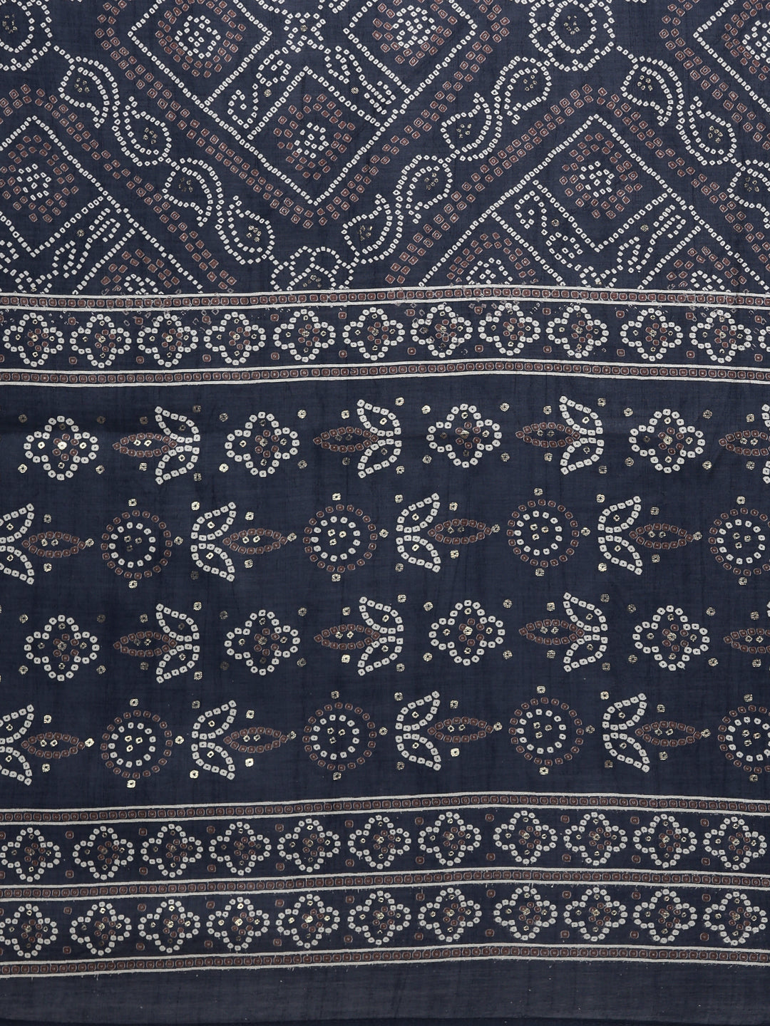Neerus Blue printed Nyra cut kurta set - detail view 4