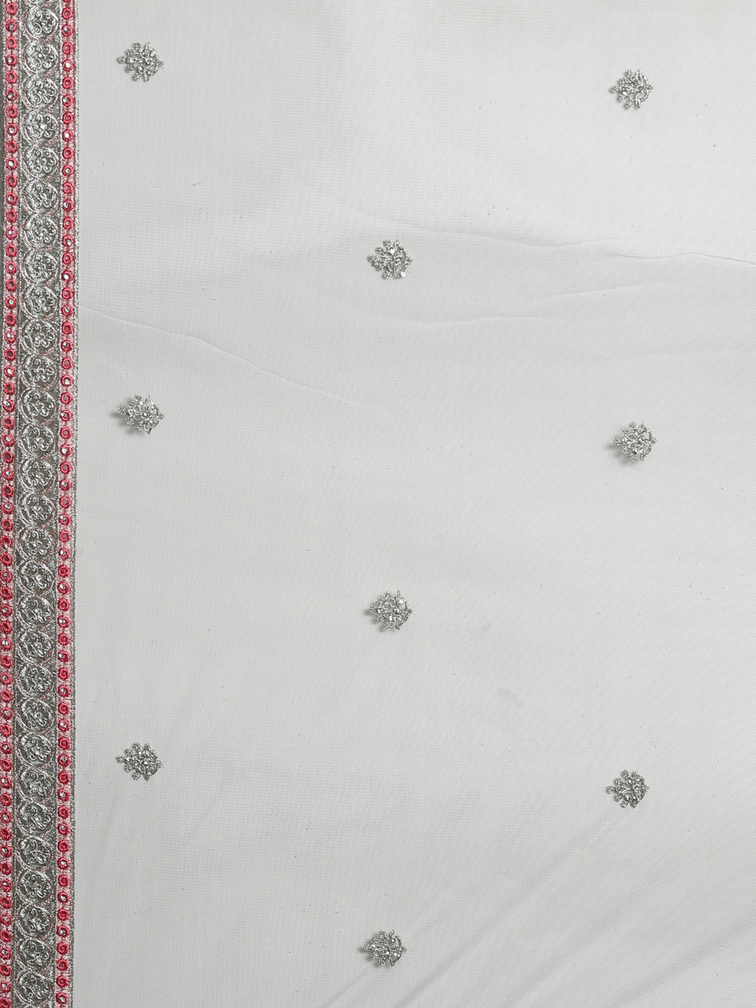 Neerus Green net embroidered gown - detail view 3