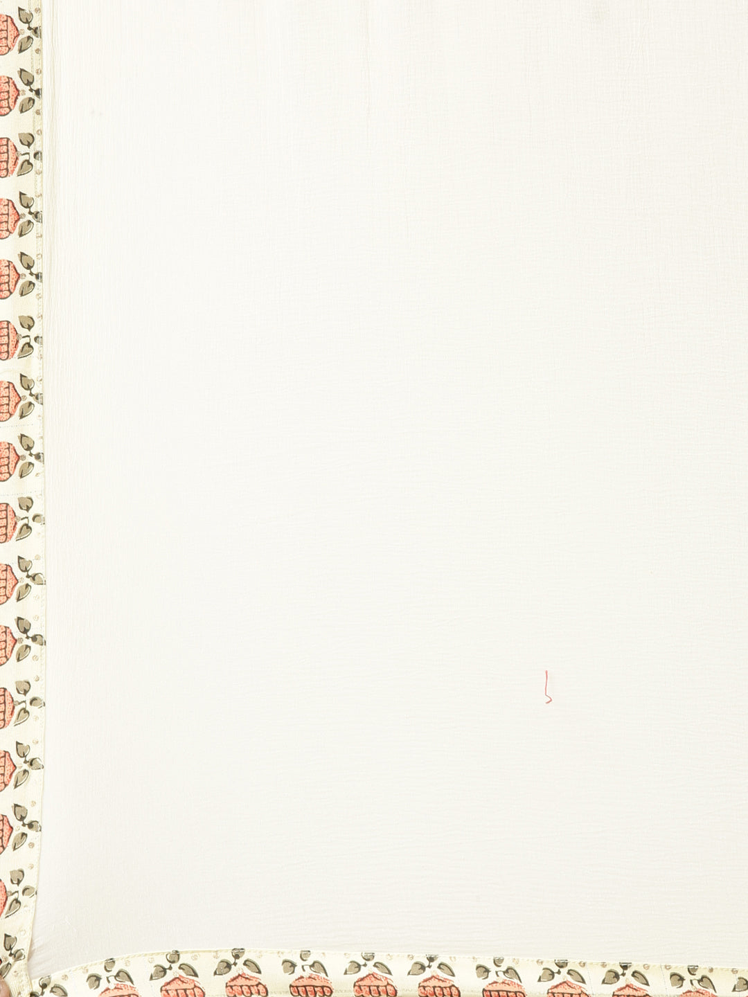 Neerus Yellow Rayon Printed Kurta Set with Trouser and Dupatta - detail view 4