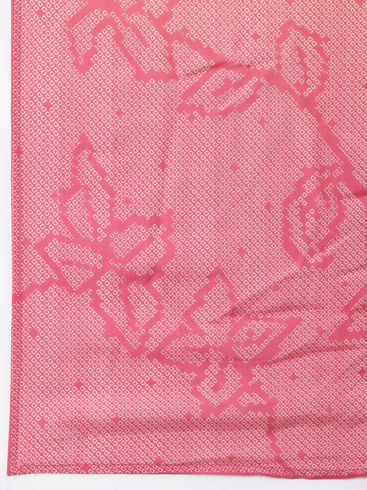 Orange Shimmer Hand Work Three Piece Set