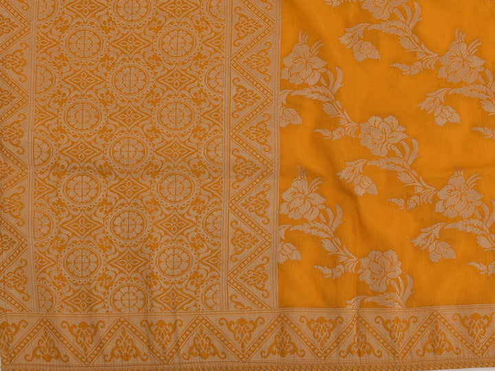 Neerus Green Banarasi woven lehenga set - detail view 1