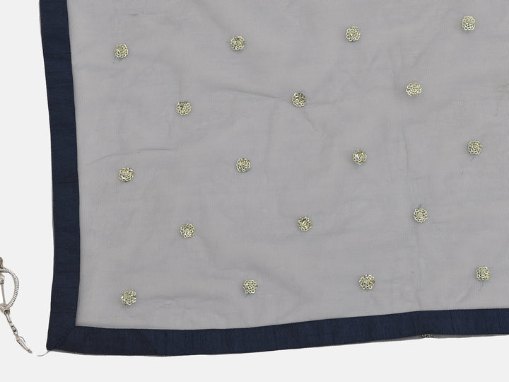 Neerus Blue Georgette Embellished Lehenga Set - detail view 2