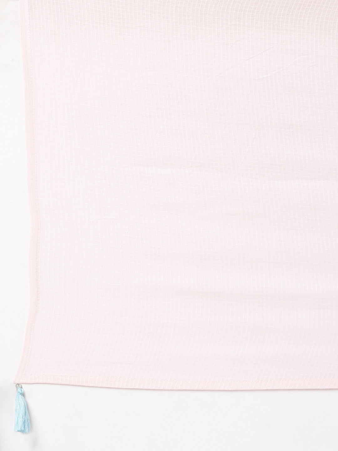 Neerus Pink cotton solid straight suit set - detail view 4