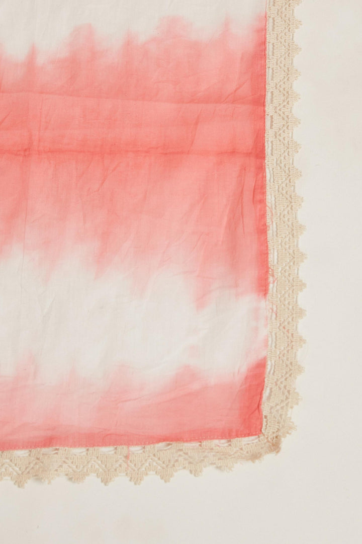 Neerus Pink cotton printed kurta set - detail view 3