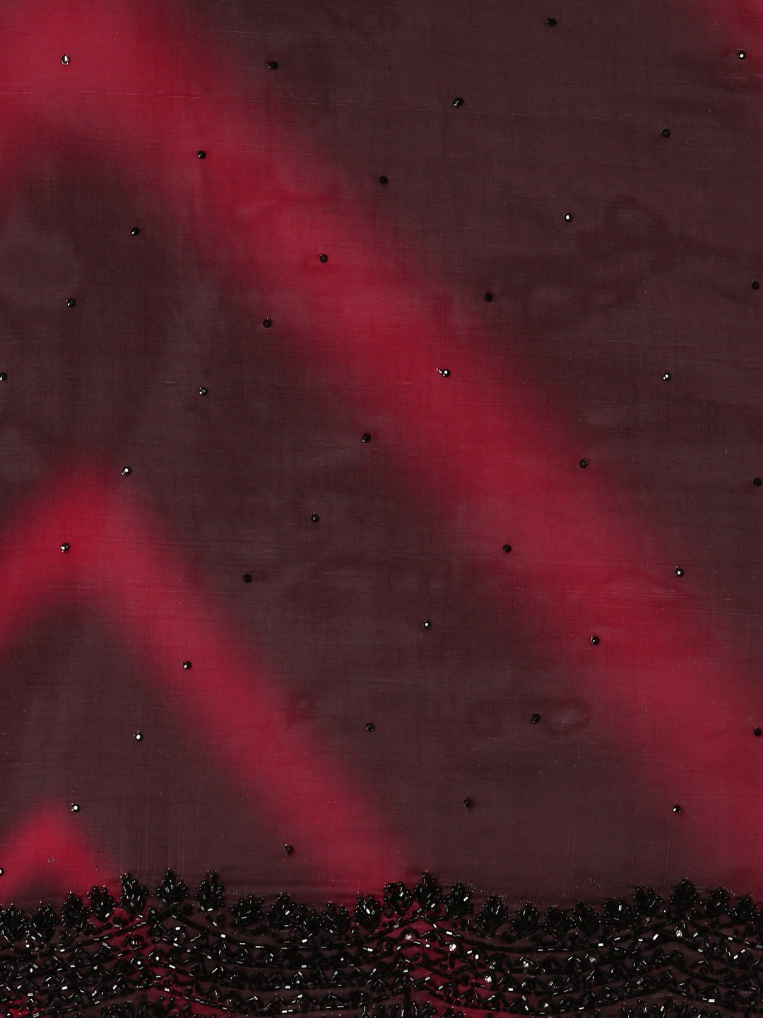 Neerus Maroon embellished shimmer saree - detail view 2