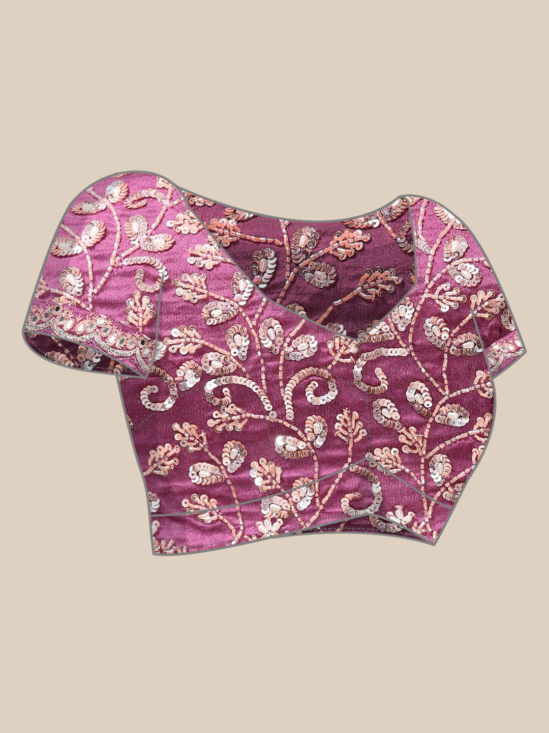 Neerus Multi polyester printed saree - detail view 5