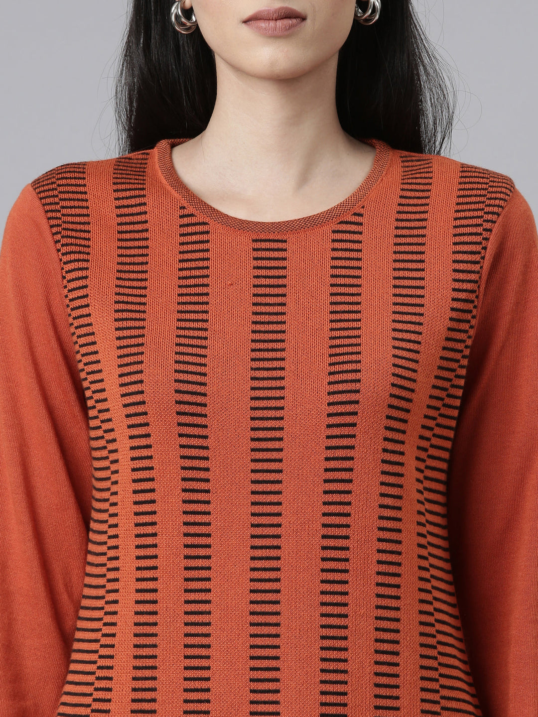 Neerus Acrylic woven kurti - detail view 1