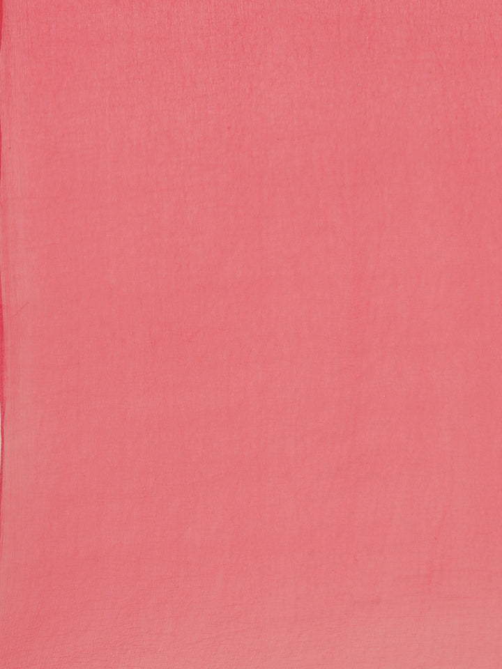 Neerus Pink chinon crop top palazzo co-ord set - detail view 5