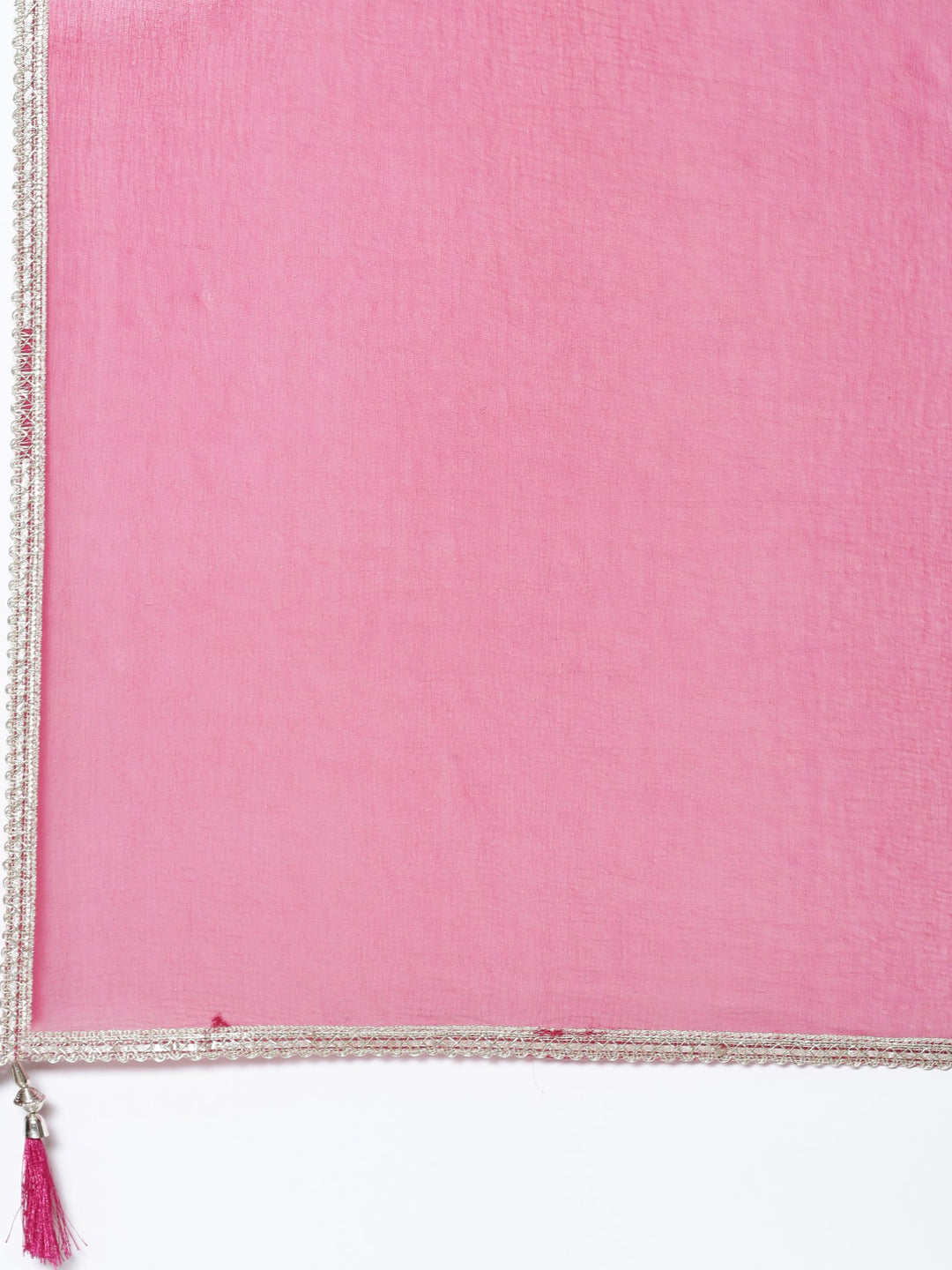 Neerus Pink georgette embroidered anarkali suit set - detail view 5