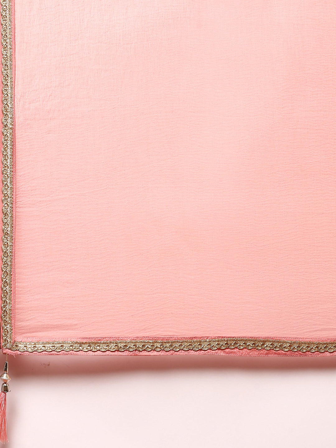 Neerus Pink georgette thread embroidered suit set - detail view 4