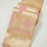 Pink Kanchi Pattu Zari And Handwoven Saree