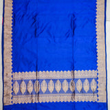 Royal Blue Banaras Silk Handwoven Saree
