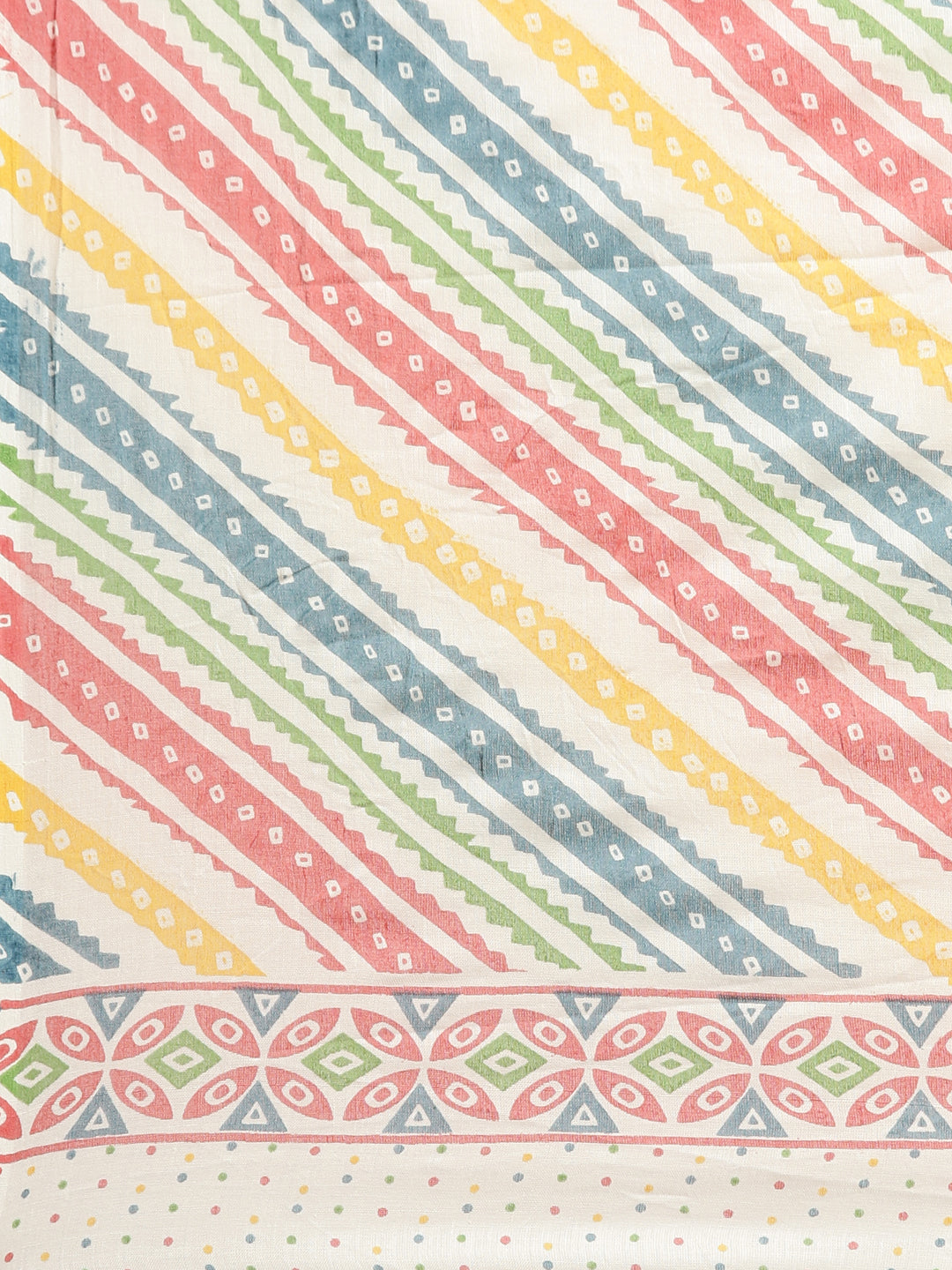 Neerus Beige printed straight kurta set - detail view 4