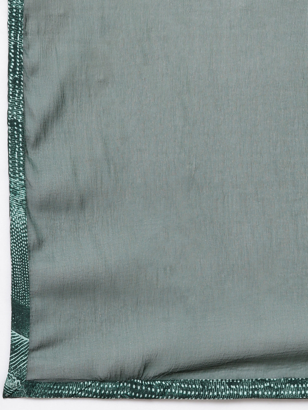 Neerus Green Chinon Printed Suit Set - detail view 4