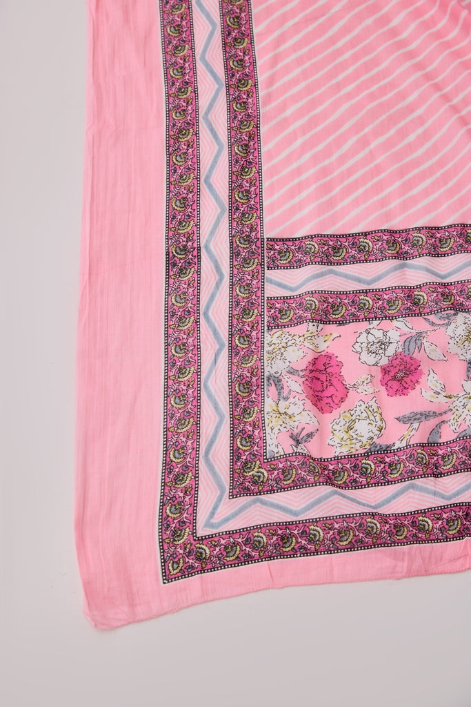 Neerus Pink embellished straight suit set - detail view 5
