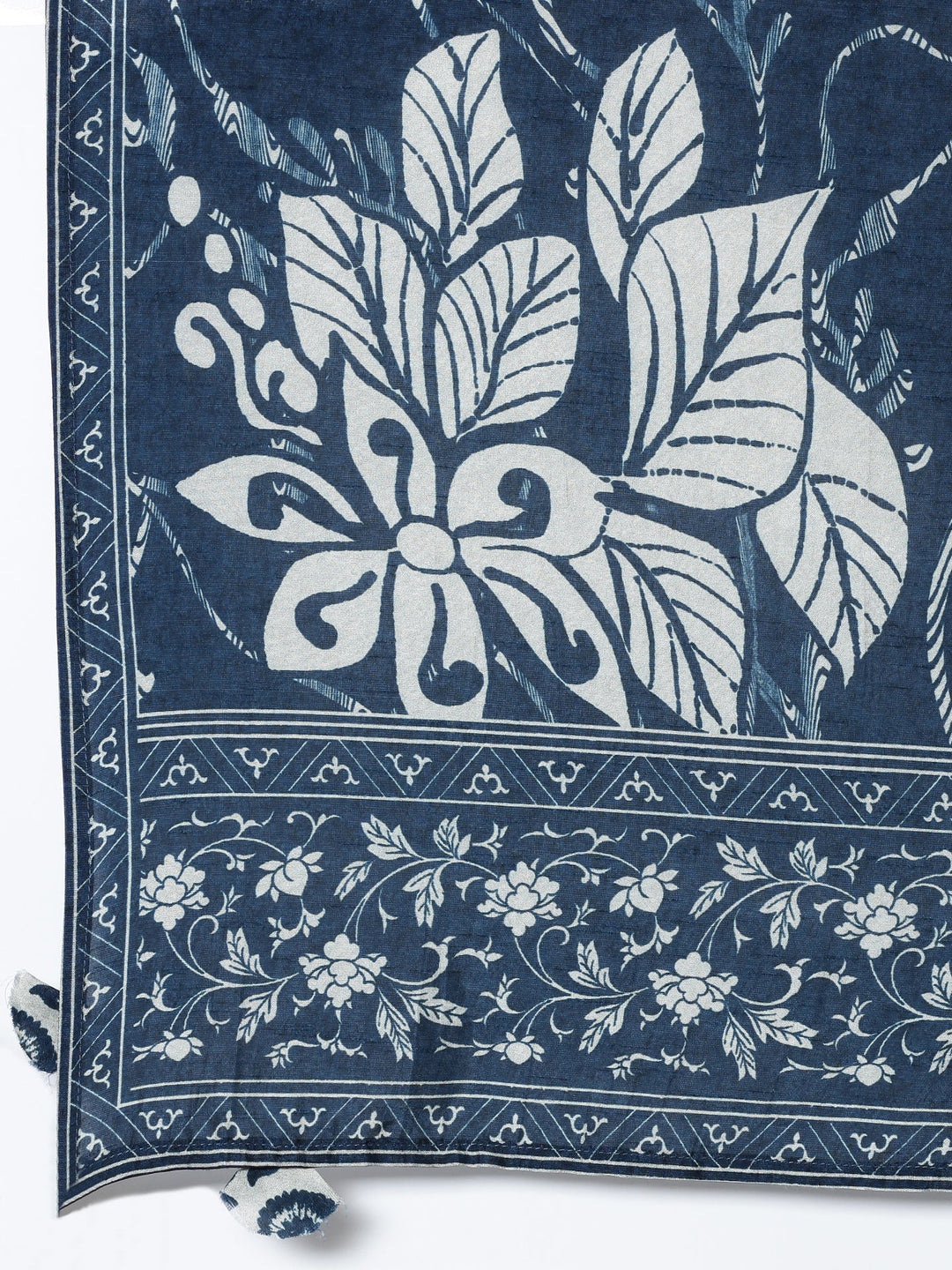 Neerus Blue Muslin Digital Printed Suit Set - detail view 4